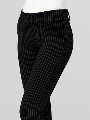 Uplift High-Rise Bootcut Stretch Slacks with Pockets - All Pinned Up