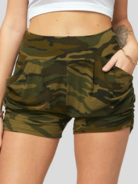 Emma Ultra Soft High Waist Harem Shorts with Pockets - AWOL