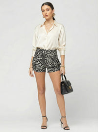 Emma Ultra Soft High Waist Harem Shorts with Pockets - Wild Horses