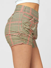Emma Ultra Soft High Waist Harem Shorts with Pockets - Rain Check