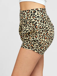Emma Ultra Soft High Waist Harem Shorts with Pockets - Running Wild