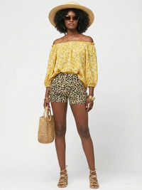 Emma Ultra Soft High Waist Harem Shorts with Pockets - Running Wild
