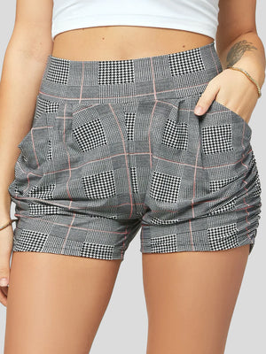 Emma Ultra Soft High Waist Harem Shorts with Pockets - Check on It