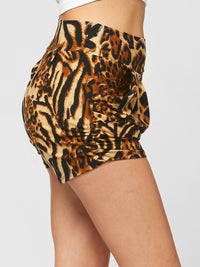 Emma Ultra Soft High Waist Harem Shorts with Pockets - Wild About You
