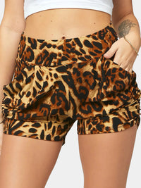 Emma Ultra Soft High Waist Harem Shorts with Pockets - Wild About You
