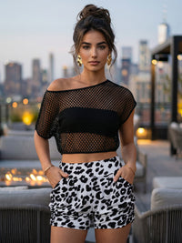 Emma Ultra Soft High Waist Harem Shorts with Pockets - Basic Instinct