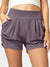 Emma Ultra Soft High Waist Harem Shorts with Pockets - Vintage Violet