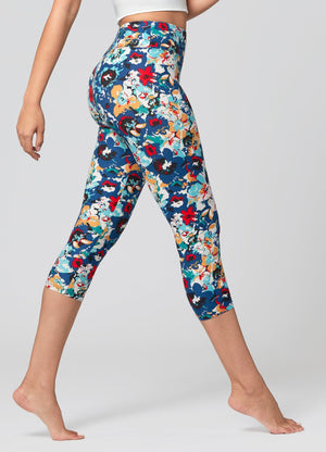 Chloe Ultra Soft 3" High Waist Capri Leggings - Bloomsfield