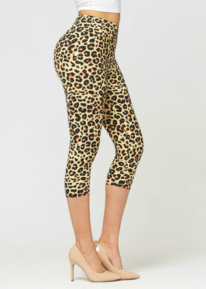 Chloe Ultra Soft 3" High Waist Capri Leggings - Running Wild