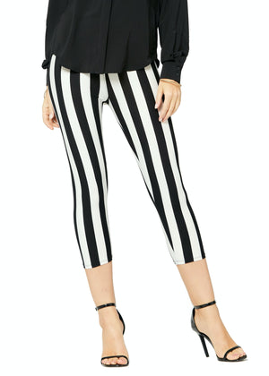 Chloe Ultra Soft 3" High Waist Capri Leggings - Beetlejuice
