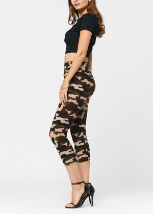 Chloe Ultra Soft 3" High Waist Capri Leggings - Can't See Me