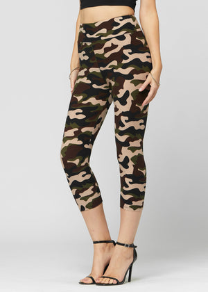 Chloe Ultra Soft 3" High Waist Capri Leggings - Can't See Me