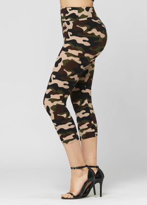 Chloe Ultra Soft 3" High Waist Capri Leggings - Can't See Me