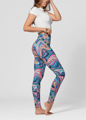 Chloe Ultra Soft 3" High Waist Leggings - Fusion