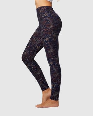 Chloe Ultra Soft 3" High Waist Leggings - Fleur