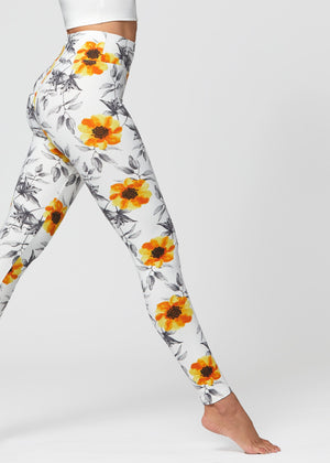 Chloe Ultra Soft 3" High Waist Leggings - Blooming