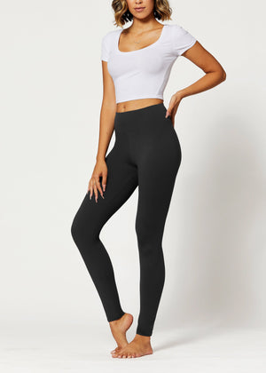 Chloe Ultra Soft 3" High Waist Leggings - Black