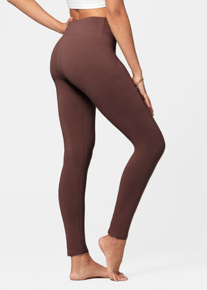 Chloe Ultra Soft 3" High Waist Leggings - Brown