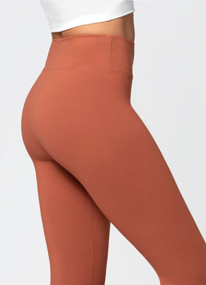 Chloe Ultra Soft 3" High Waist Capri Leggings - Copper
