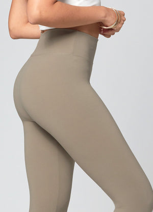 Chloe Ultra Soft 3" High Waist Capri Leggings - Desert