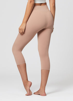 Chloe Ultra Soft 3" High Waist Capri Leggings - Sienna