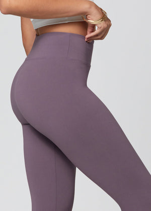 Chloe Ultra Soft 3" High Waist Capri Leggings - Vintage Violet