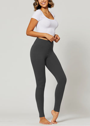Chloe Ultra Soft 3" High Waist Leggings - Charcoal Grey