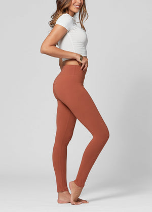 Chloe Ultra Soft 3" High Waist Leggings - Copper