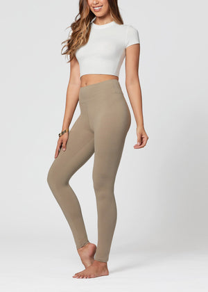 Chloe Ultra Soft 3" High Waist Leggings - Desert