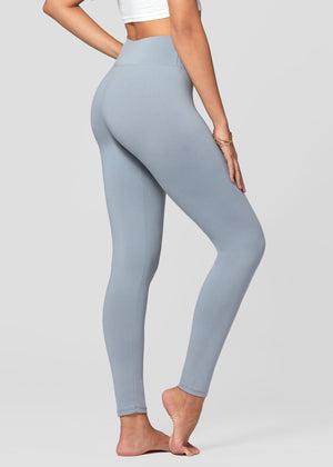 Chloe Ultra Soft 3" High Waist Leggings - Light Grey