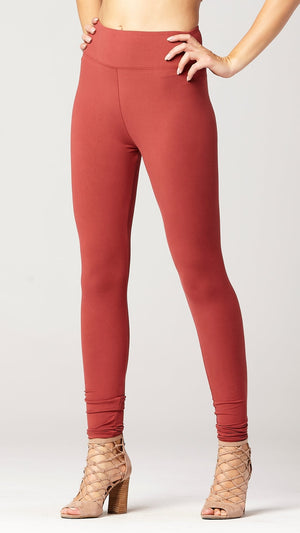 Chloe Ultra Soft 3" High Waist Leggings - Marsala