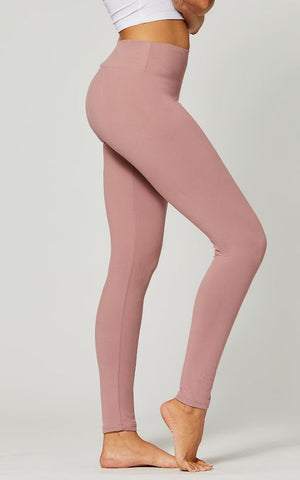 Chloe Ultra Soft 3" High Waist Leggings - Dusty Pink