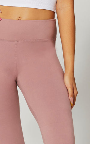 Chloe Ultra Soft 3" High Waist Leggings - Dusty Pink