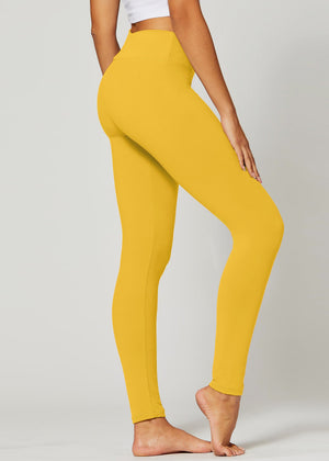 Chloe Ultra Soft 3" High Waist Leggings - Mustard