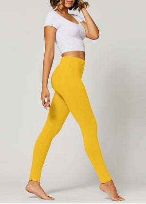 Chloe Ultra Soft 3" High Waist Leggings - Mustard