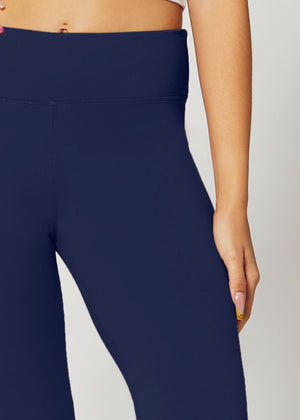 Chloe Ultra Soft 3" High Waist Leggings - Navy Blue