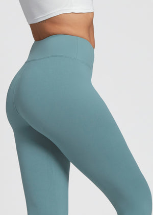 Chloe Ultra Soft 3" High Waist Leggings - Sea Blue