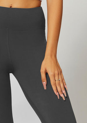 Chloe Ultra Soft 3" High Waist Leggings - Charcoal Grey