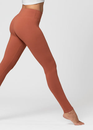 Chloe Ultra Soft 3" High Waist Leggings - Copper