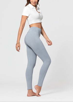 Chloe Ultra Soft 3" High Waist Leggings - Light Grey
