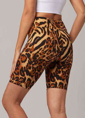 Chloe Ultra Soft 3" High Waist Bike Shorts - Wild About You
