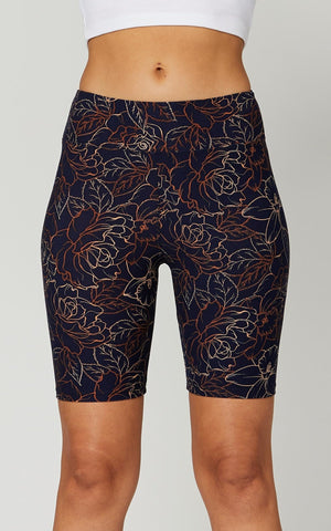 Chloe Ultra Soft 3" High Waist Bike Shorts - Fleur