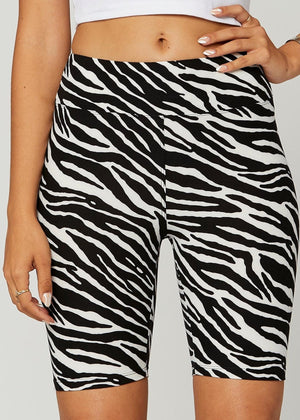 Chloe Ultra Soft 3" High Waist Bike Shorts - Wild Horses