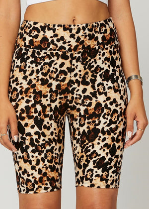 Chloe Ultra Soft 3" High Waist Bike Shorts - Speedy