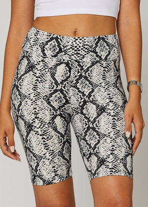 Chloe Ultra Soft 3" High Waist Bike Shorts - Coldhearted