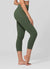 Ivy Ultra Soft High Rise Capri Leggings - Army Green