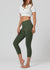 Ivy Ultra Soft High Rise Capri Leggings - Army Green