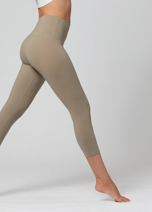 Ivy Ultra Soft High Rise Capri Leggings - Desert