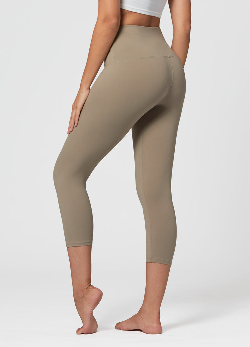 Ivy Ultra Soft High Rise Capri Leggings - Desert