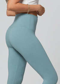 Ivy Ultra Soft High Rise Capri Leggings - Sea Blue
